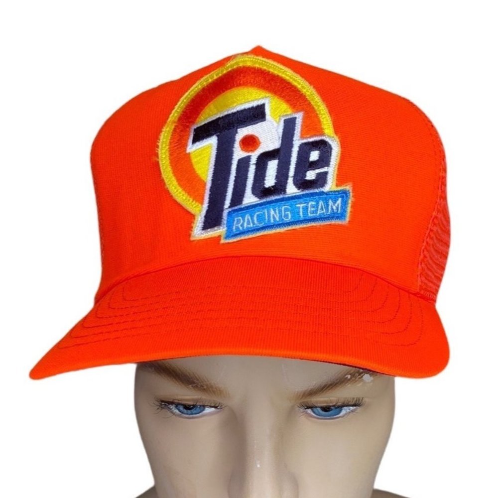 Tide Detergent Racing Team  Logo Patch Ball Cap Trucker Hat USA